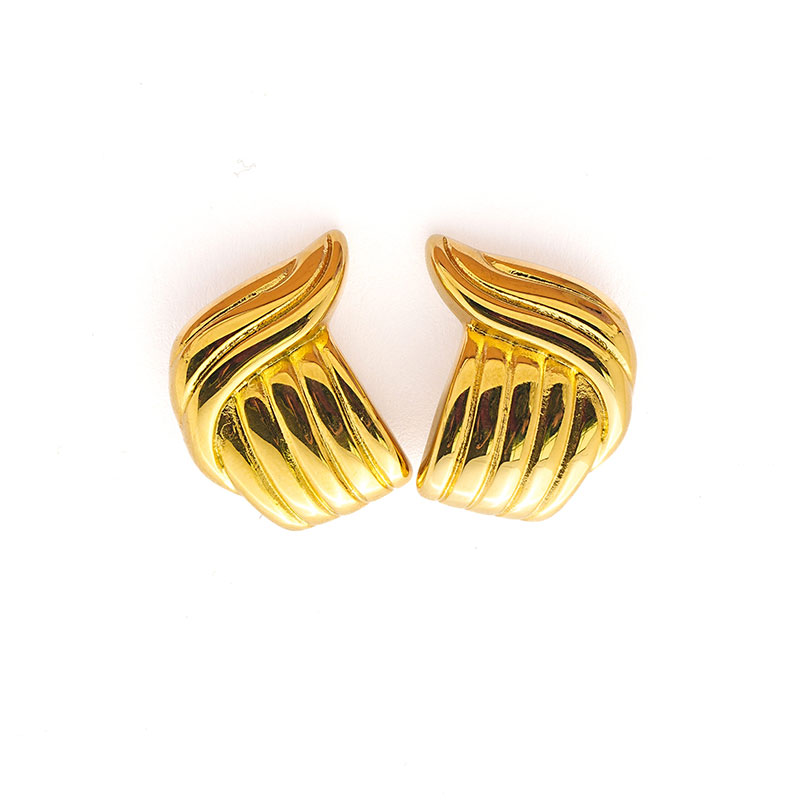 Golden Crest Earrings - Image 3