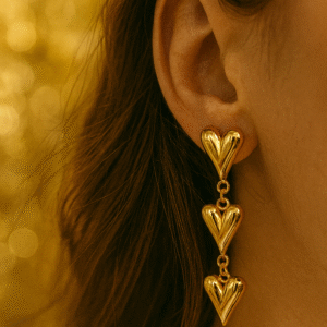 Cascading Heartfall Earrings