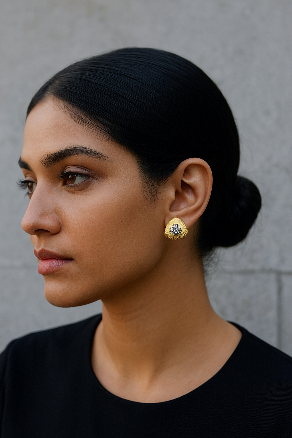 Triangle Dome Pavé Studs