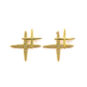 Twin Spark Star Earrings