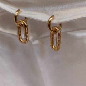 Double Hoop Statement Earrings